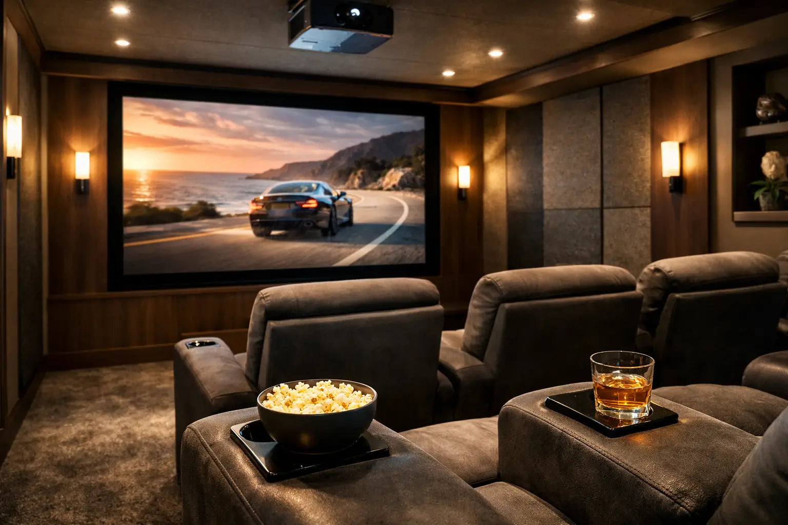 Small Luxury Home Theatre Design Done Right