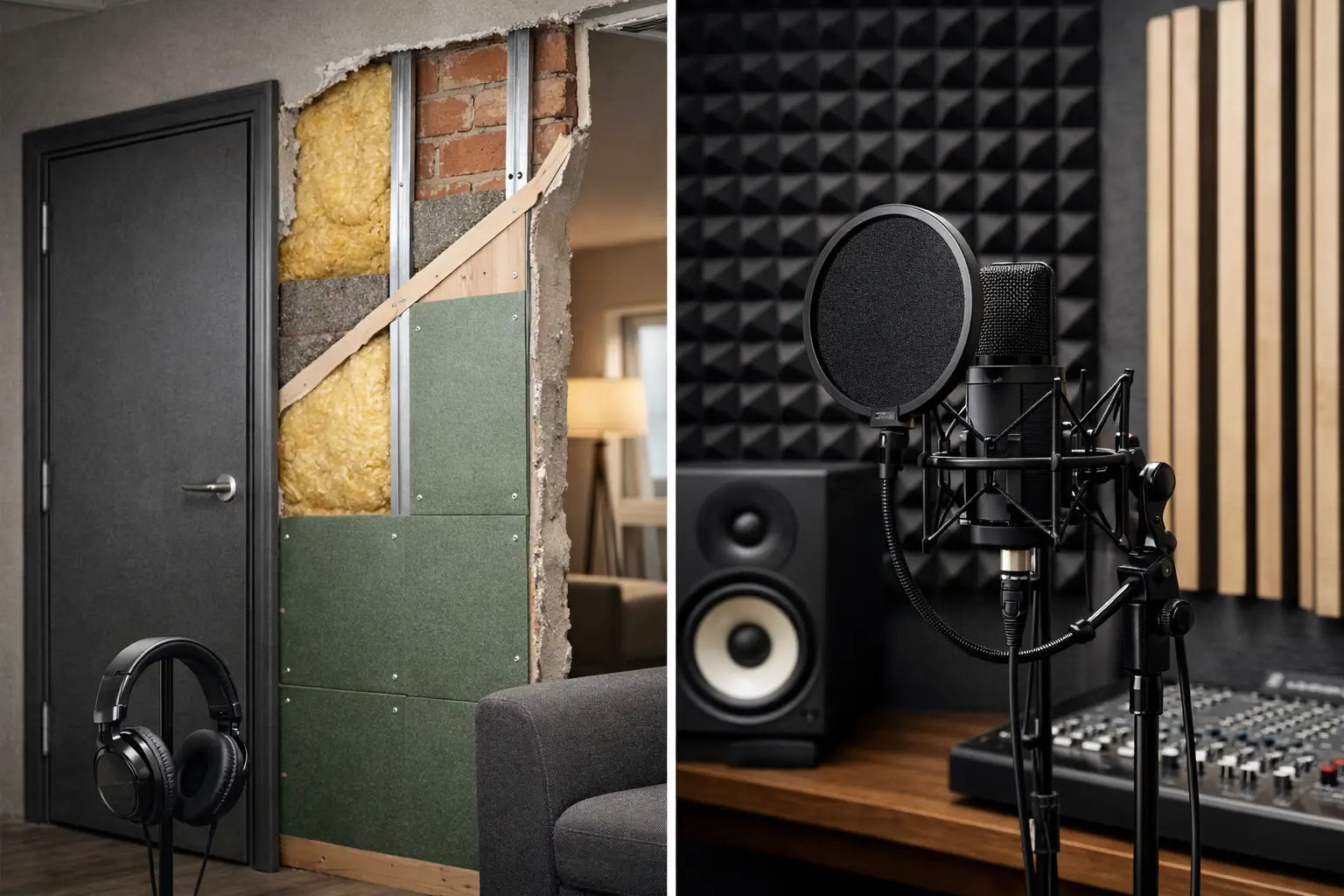 Soundproofing vs Acoustic Treatment