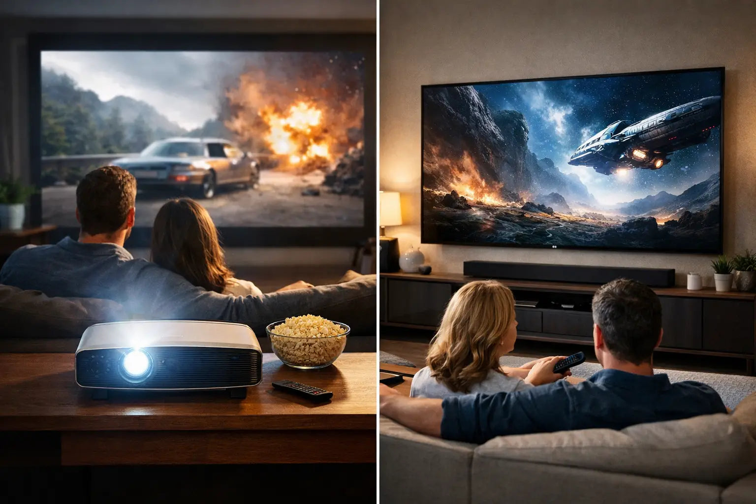 Projector vs Large TV Cinema: Which Is Better?