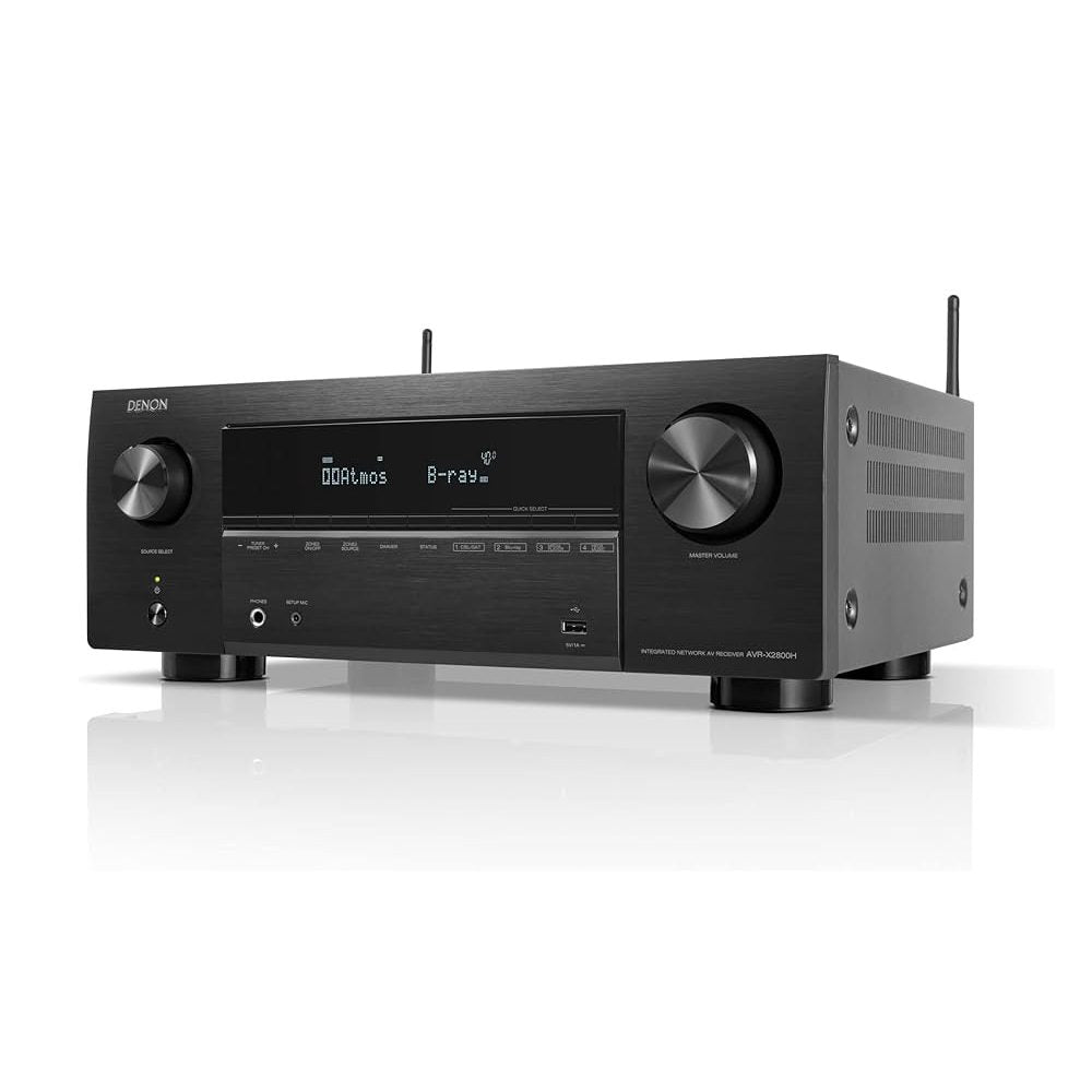 Denon AVR-X2800H 7.2 Channel Home Theater Receiver with Dolby Atmos, Bluetooth, Airplay, Amazon Alexa