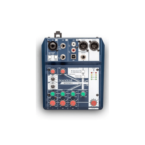 Soundcraft Notepad-8FX Small-Format Analog Mixing Console with USB I/O and Lexicon Effects