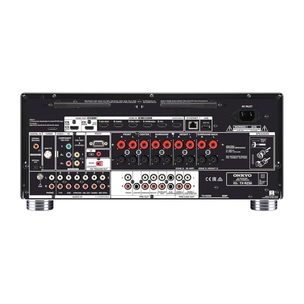 Onkyo TX-RZ50 9.2-Channel THX Certified AV Receiver