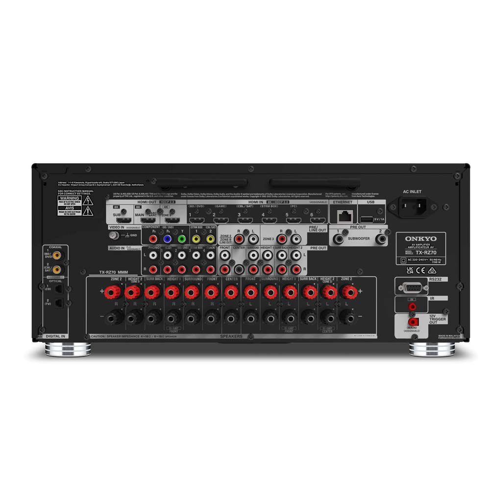 Onkyo TX-RZ70 11.2-Channel AV Receiver