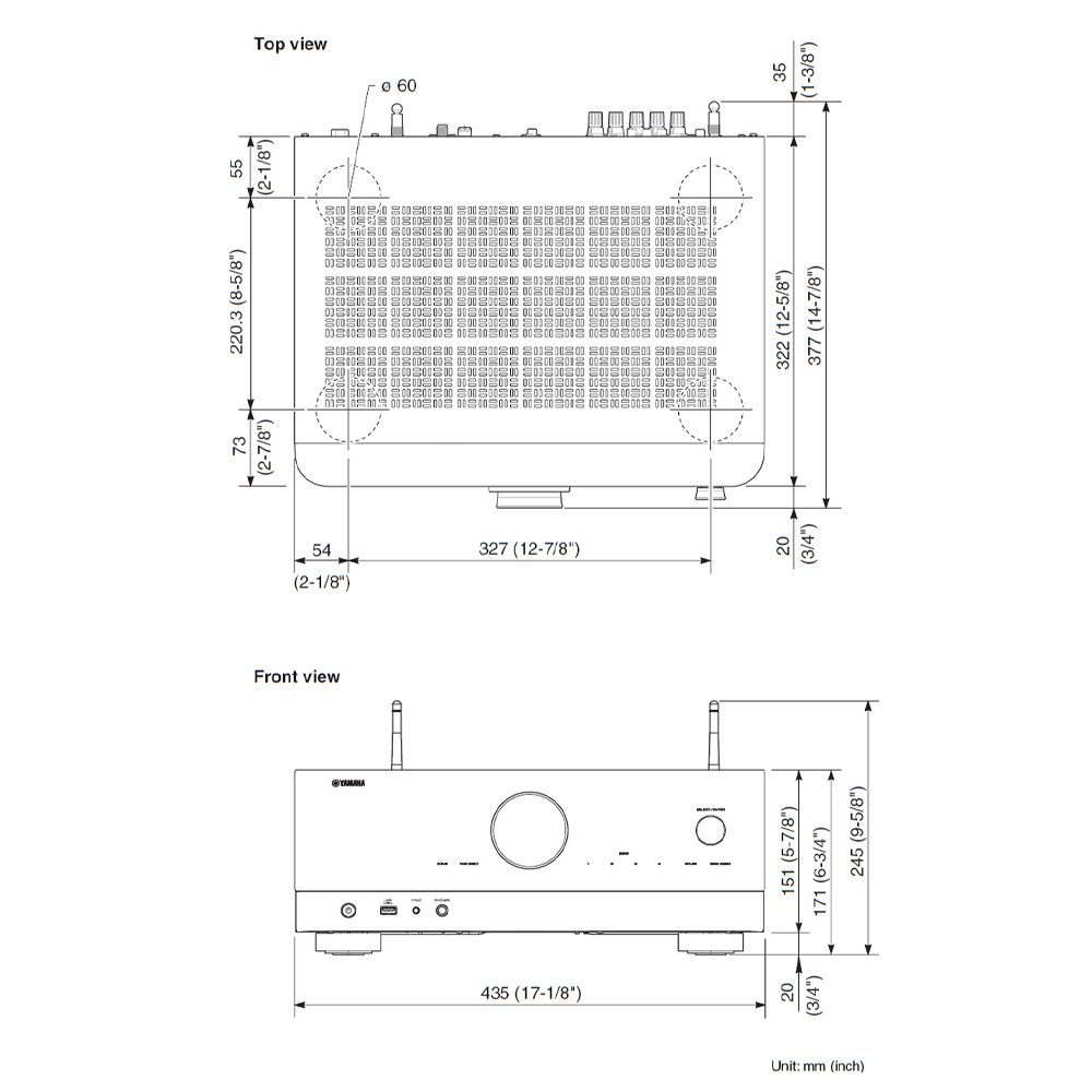 Yamaha RX-V4A 5.2 Channel AV Receiver