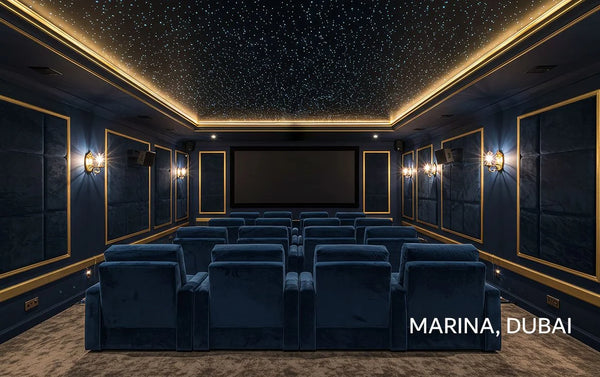 Majlis home cinema conversion project completed in Marina