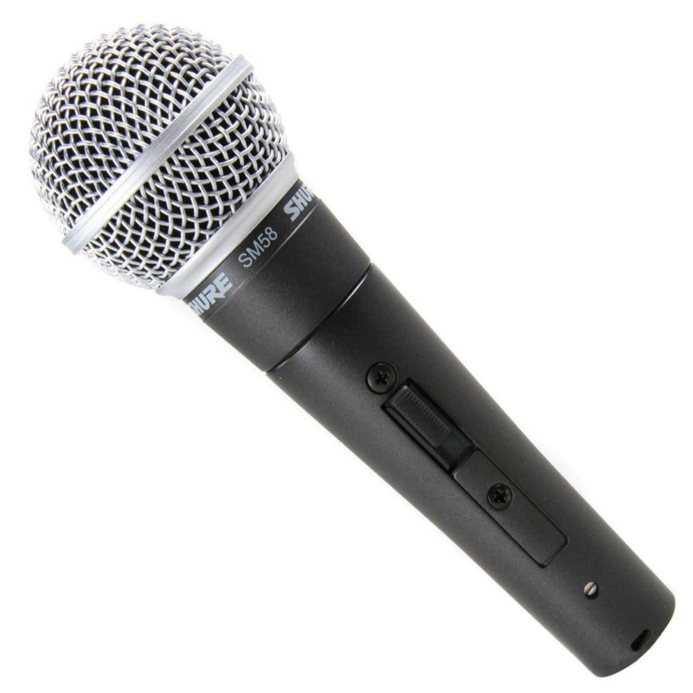 Shure SM58 Cardioid Dynamic Vocal Microphone with On/Off Switch