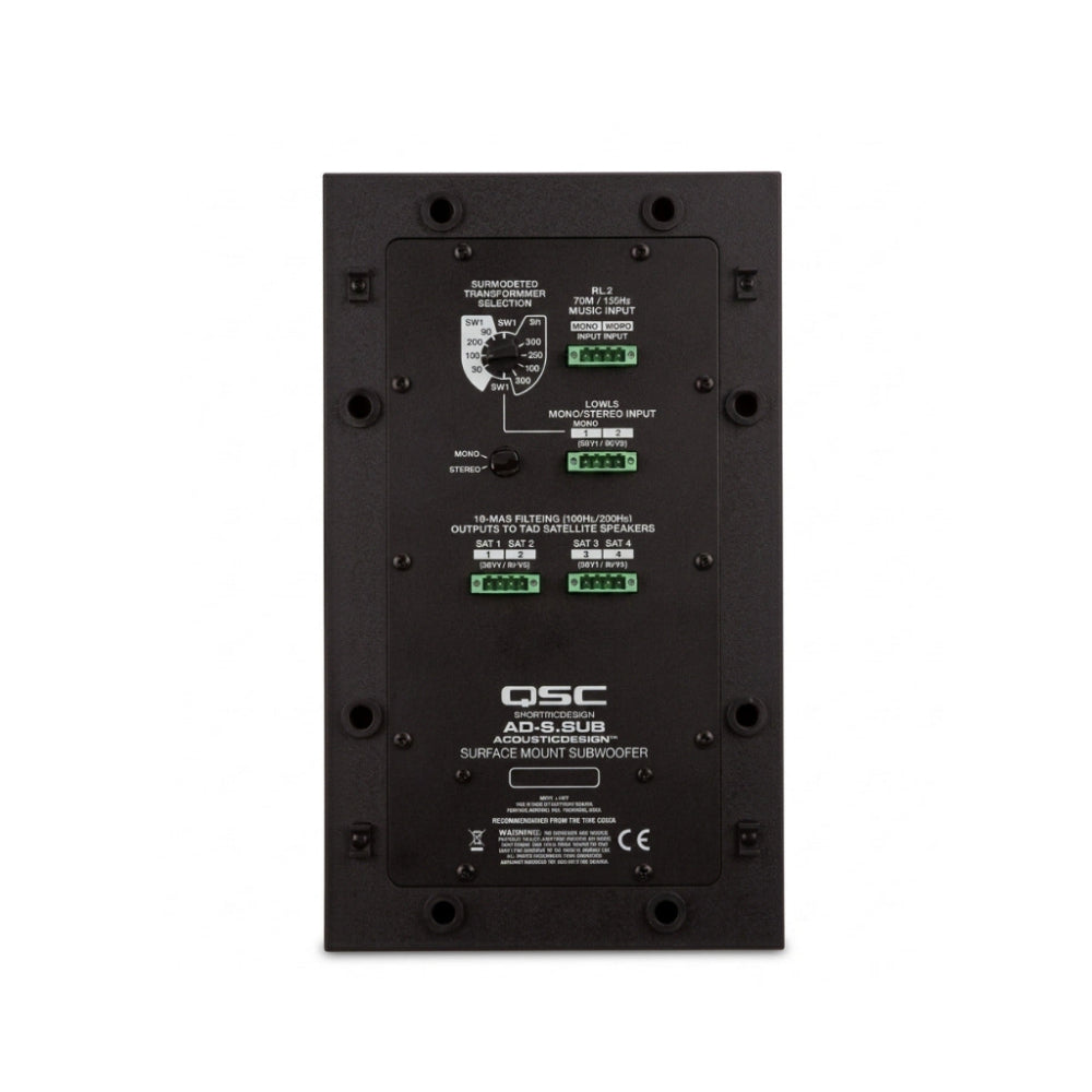 QSC AD-S.SUB AcousticDesign Surface Subwoofer