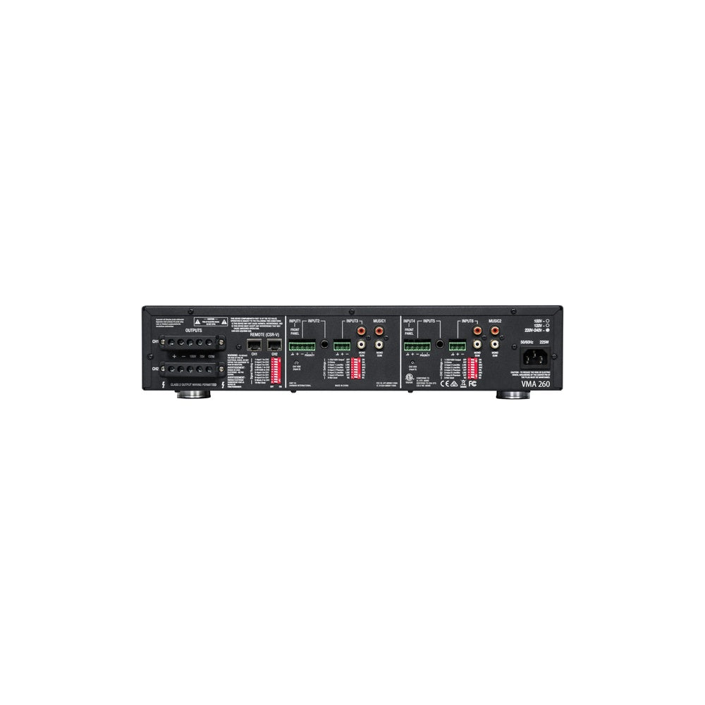 JBL VMA 260 8-Input 2-Channel Commercial Mixer-Amplifier