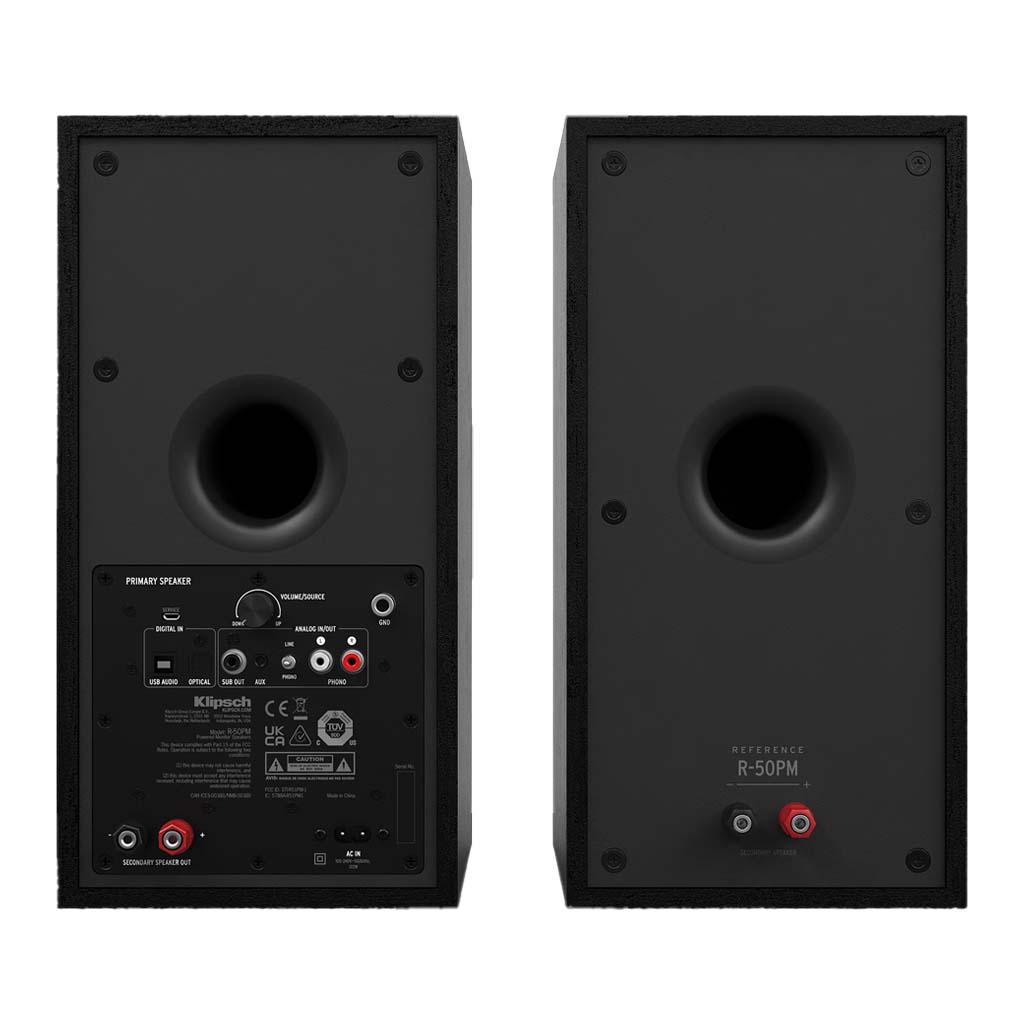 Klipsch R-50PM Powered Bookshelf Speaker (Pair)