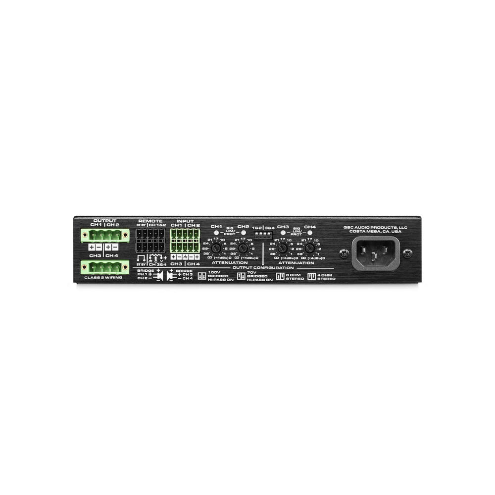 QSC SPA4-60 4-Channel EnergyStar Commercial Amplifier