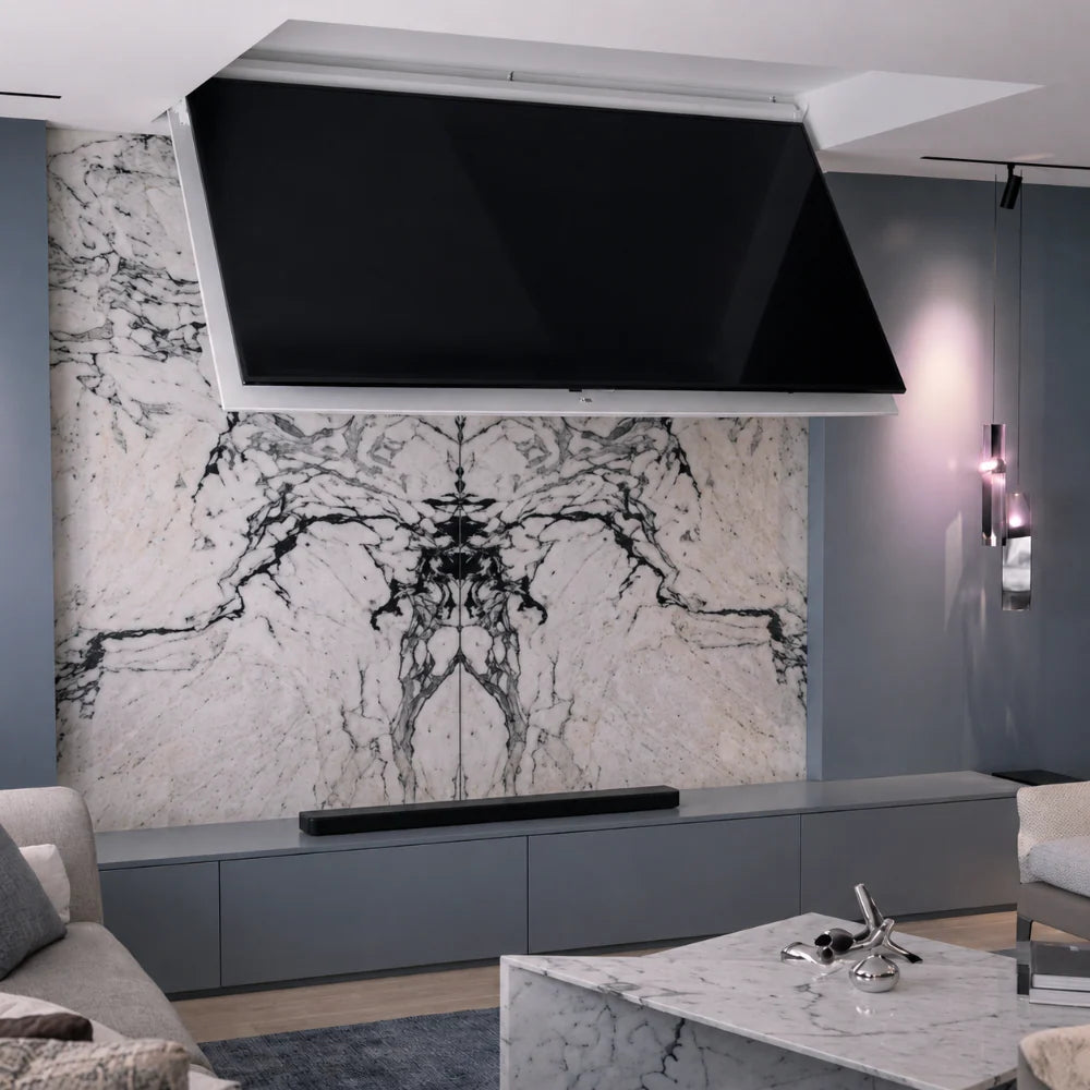 Cinecomfort TVL4260/TVL65-85 Motorized Ceiling TV Lift with Rotation