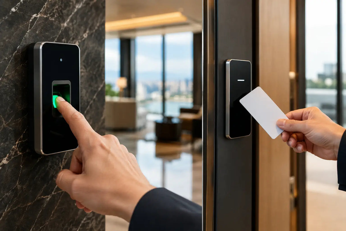 Biometric Versus Card Access for Luxury Spaces