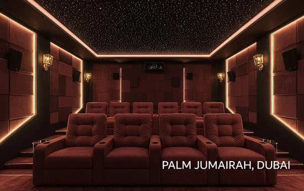Dolby Atmos home cinema project completed in Palm Jumairah