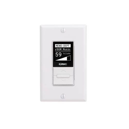 QSC MP-MFC Decora-Style Wall Controller for MP-M Series
