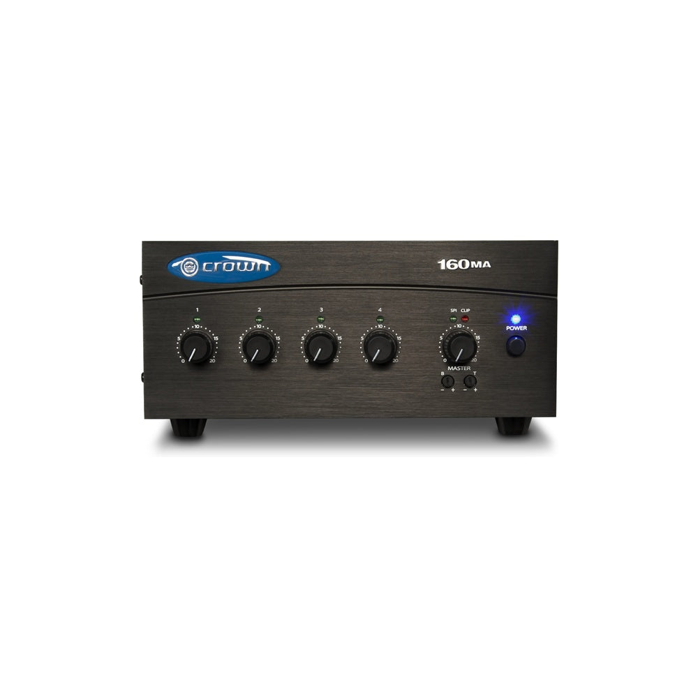 Crown 160MA 4-Input 60W Commercial Mixer-Amplifier
