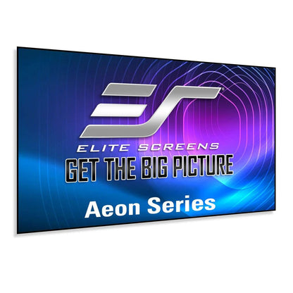 Elite Aeon Fresnel Series Ambient Light Rejecting, 16:9, Home Theater Fixed Frame Projector Screen, Standard Throw Projectors