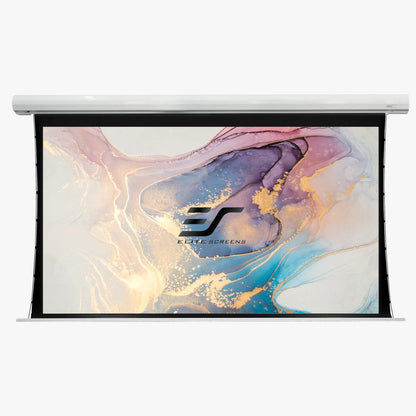 Elite Saker Tab-Tension AcousticPro UHD Series, 16:9, Electric Roll Up Projector Screen, Ultra, short Throw Projectors