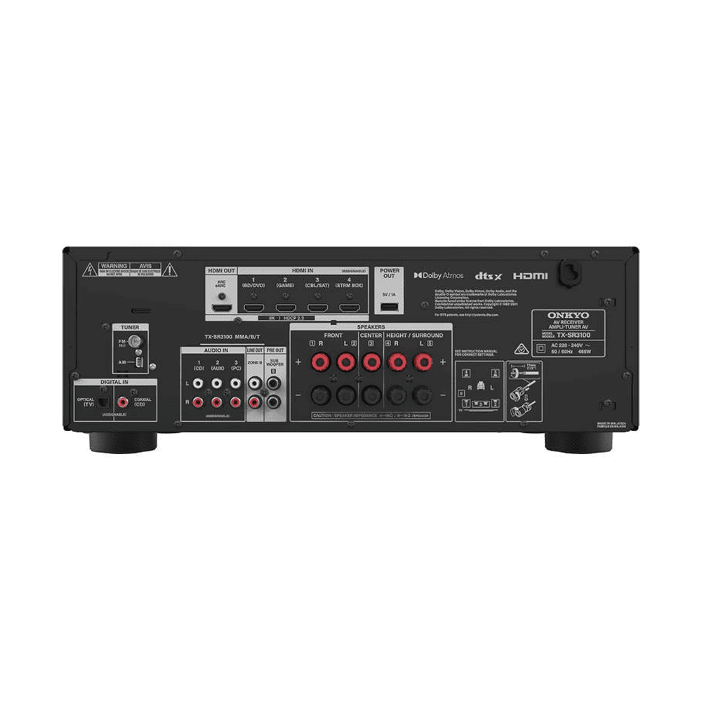Onkyo AV Receiver TX-SR3100 5.2-CHANNEL