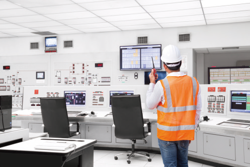 HDL building automation control interface managing lighting and HVAC in a UAE commercial building