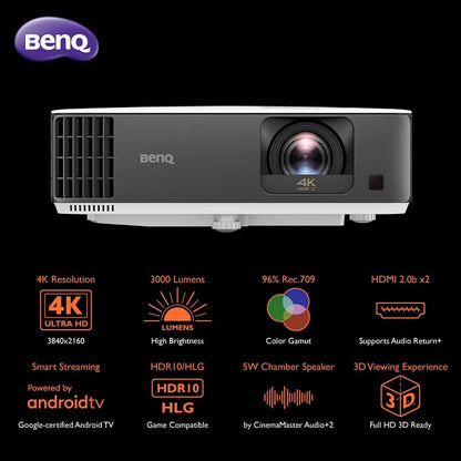 Benq TK700STi 3000 Lumens 4K UHD HDR Gaming Projector