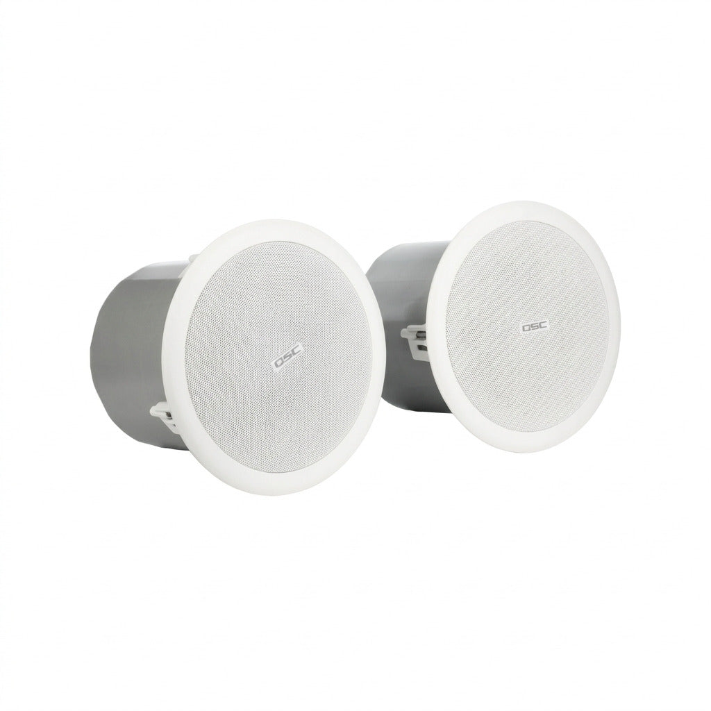 QSC AC-C6T 6.5" Two-Way In-Ceiling Loudspeaker (Pair)