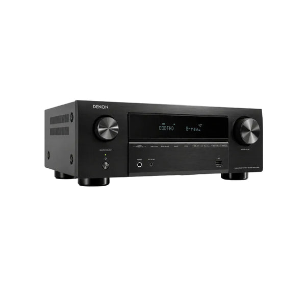 جهاز استقبال الصوت والفيديو 4K Denon AVR-X250BT ذو 5.1 قنوات