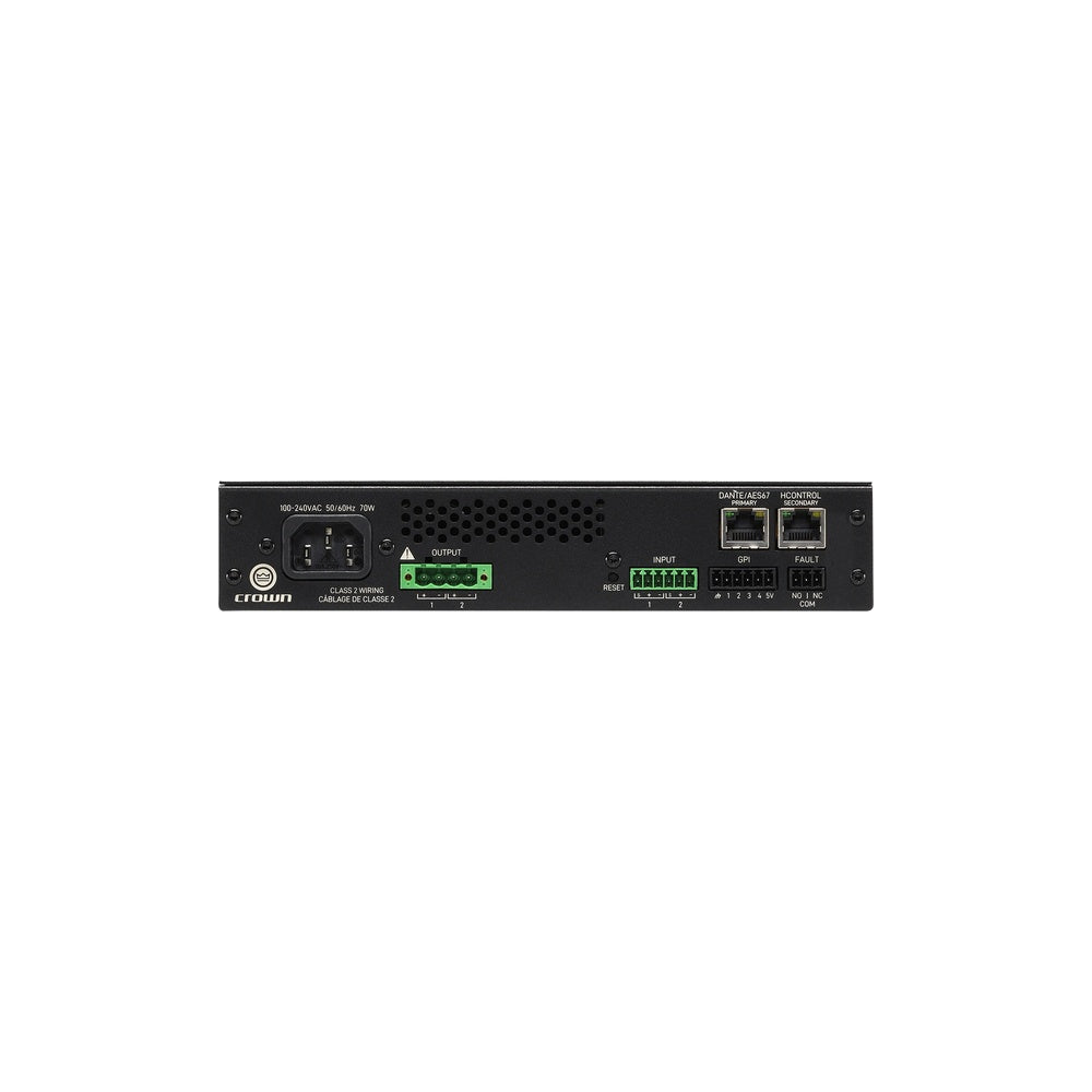 Crown ComTech CTD-2125 2-Channel Power Sharing Amplifier with DSP and Dante