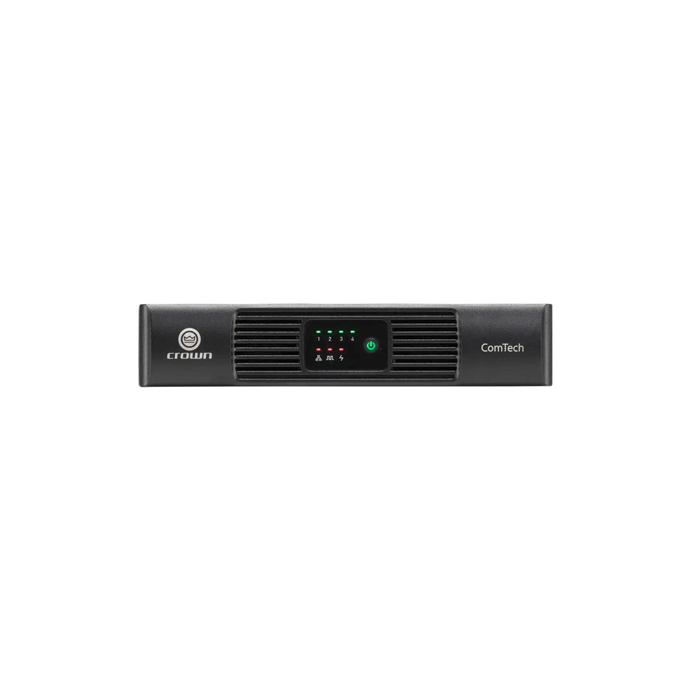 Crown ComTech CTD-4125 4-Channel Power Sharing Amplifier with DSP and Dante