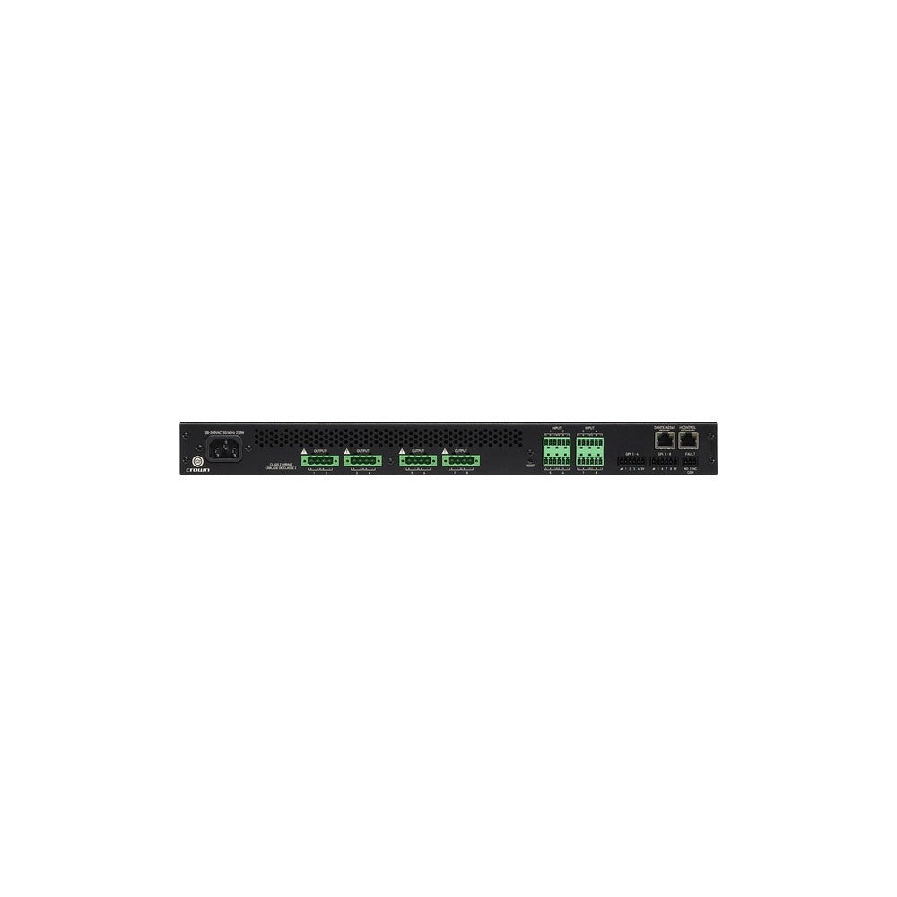 Crown ComTech CTD-8125 8-Channel Power Sharing Amplifier with DSP and Dante