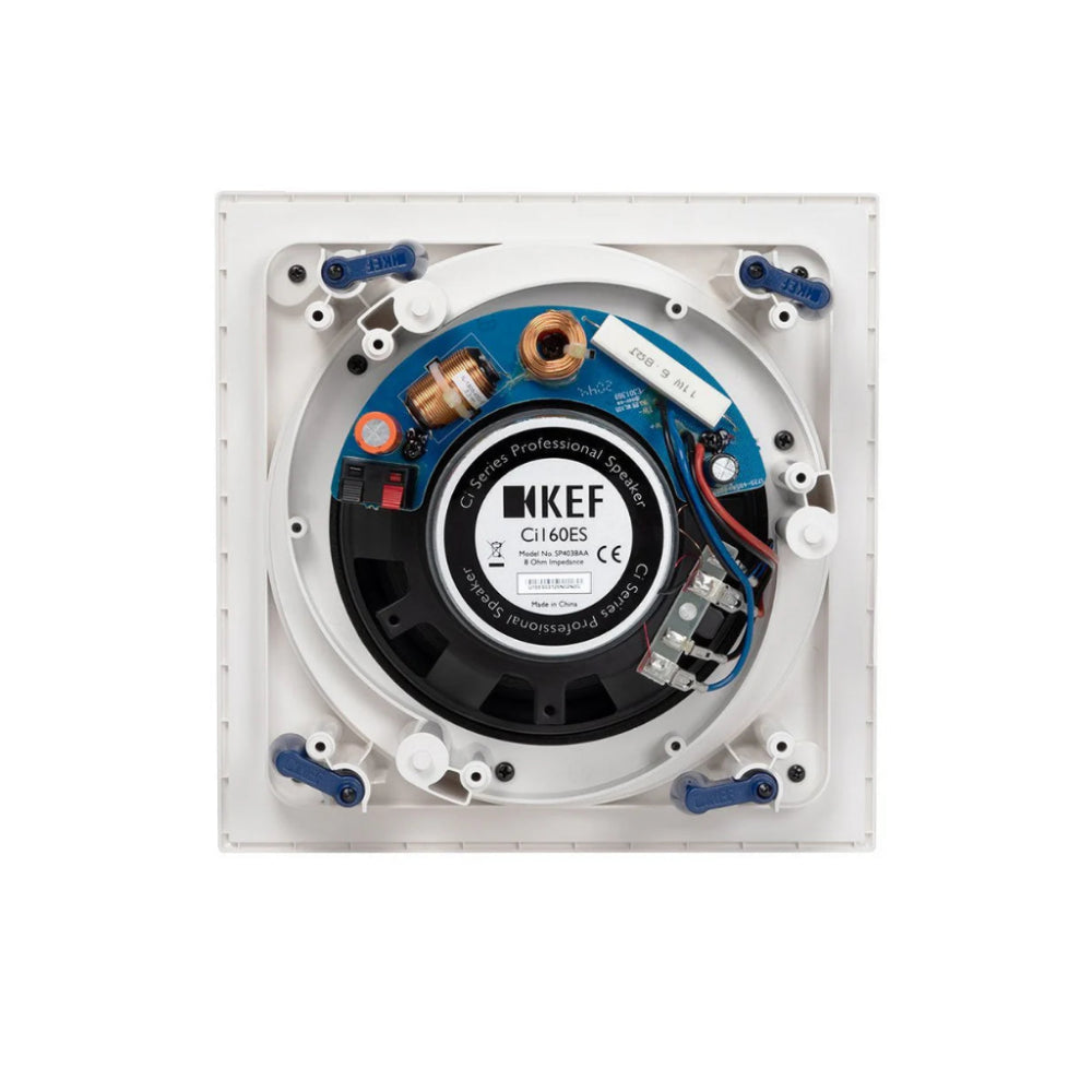 KEF Ci160ES Uni-Q 6.5" Square In-Wall / In-Ceiling Speaker