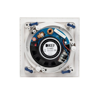 KEF Ci160ES Uni-Q 6.5" Square In-Wall / In-Ceiling Speaker