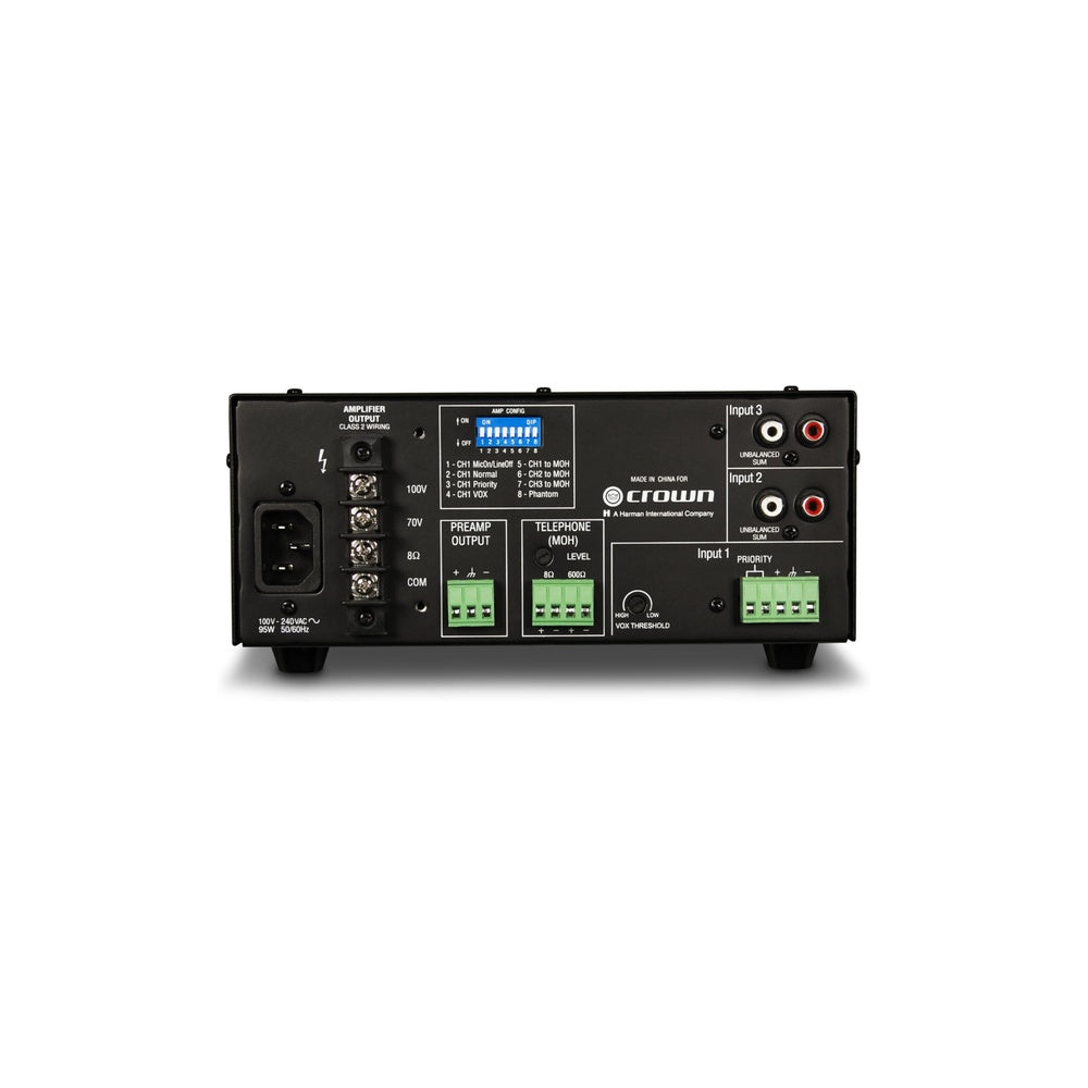 Crown 135MA 3-Input Mixer-Amplifier