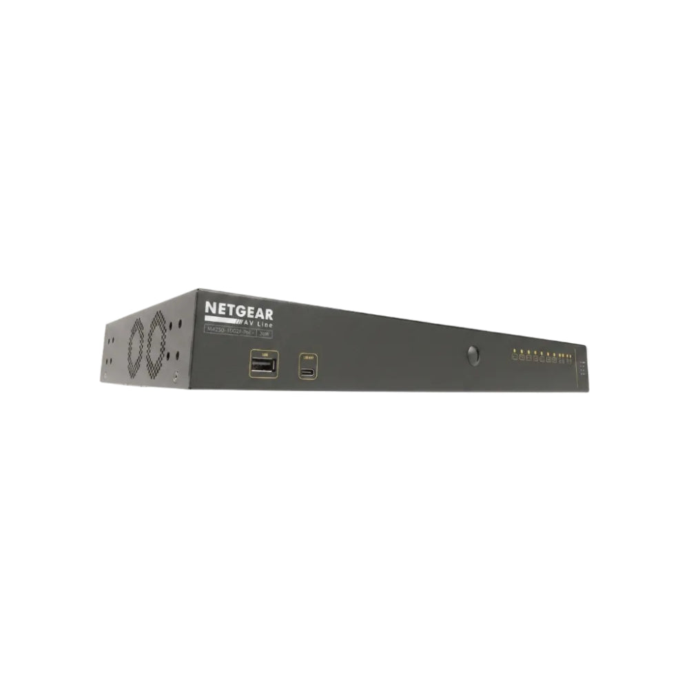 QSC NS10-125+ 10-Port PoE+ Network Switch
