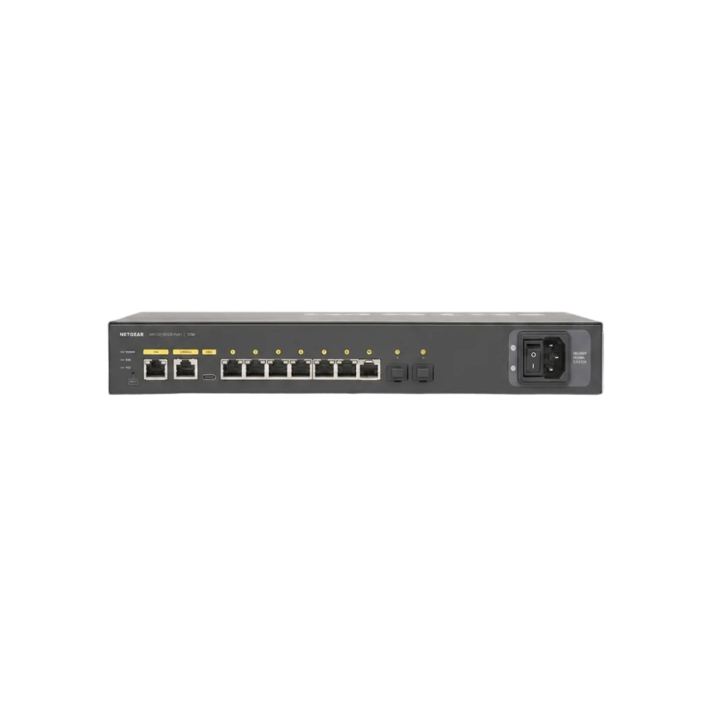 QSC NS10-125+ 10-Port PoE+ Network Switch