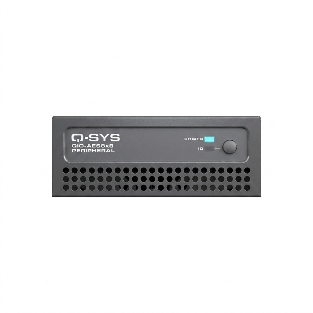QSC QIO-AES8x8 Network Audio I/O Expander