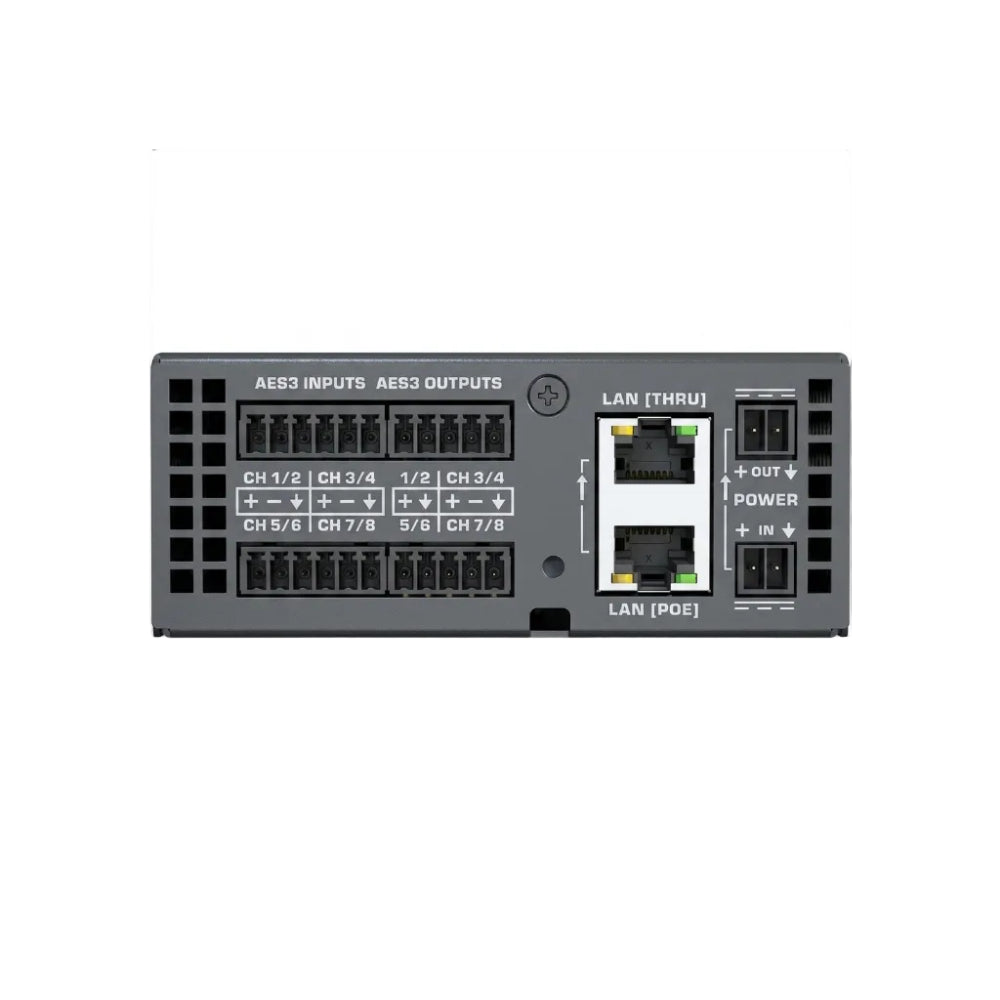 QSC QIO-AES8x8 Network Audio I/O Expander