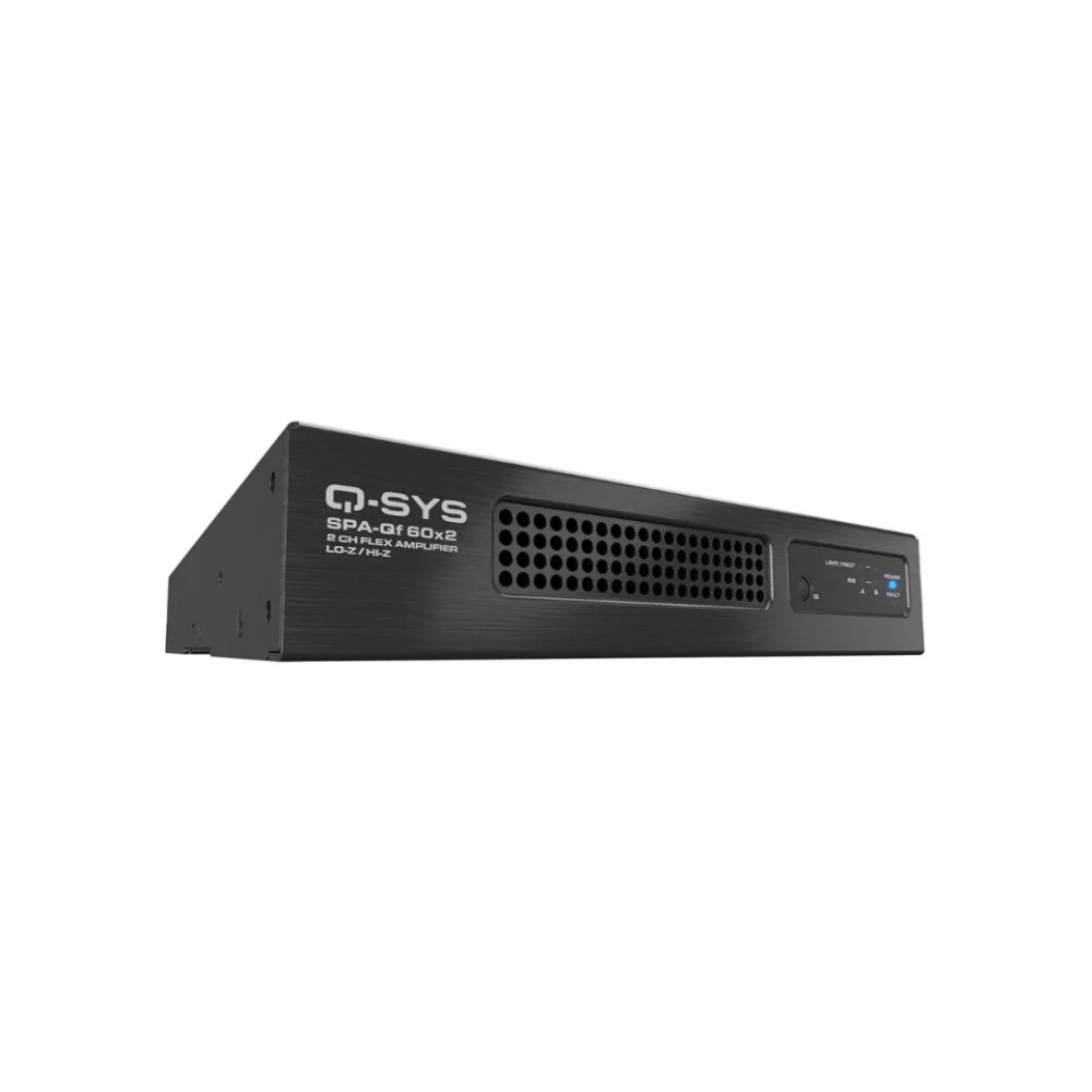 Q-SYS SPA-Qf 60x2 2-Channel Network Amplifier