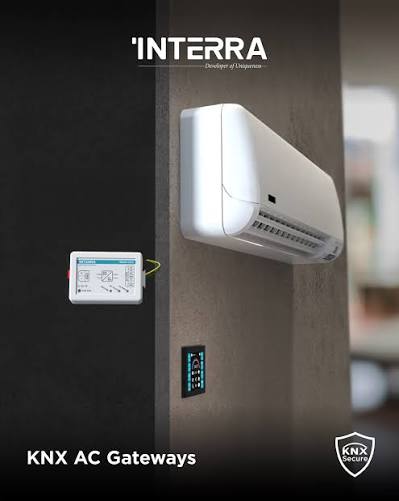 KNX HVAC and climate control panel