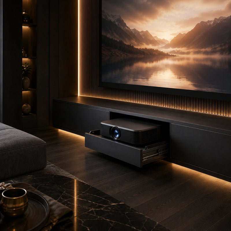 Projector Sliding Cabinet